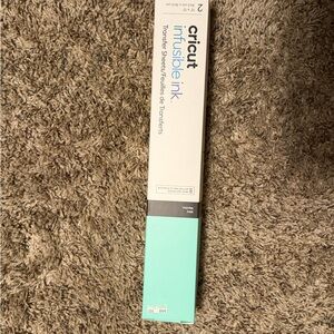 Cricut Infusible Ink Transfer Sheets in Teal Packaging